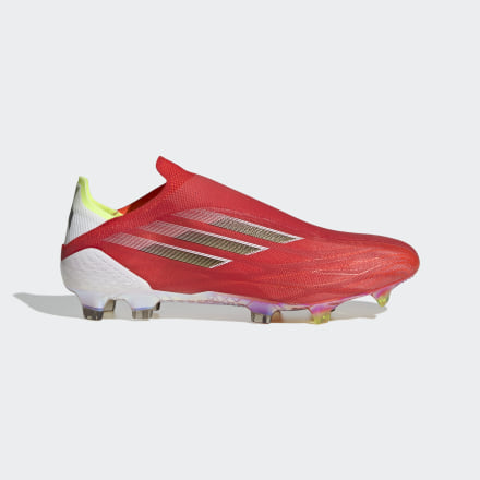adidas X SPEEDFLOW+ FG Red / Black / Red 9.5 - Unisex Football Football Boots,Sport Shoes