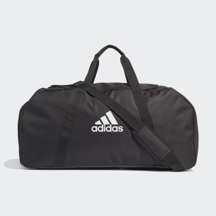 adidas Tiro PrimeGreen Duffel Bag Large Black / White NS - Unisex Football Bags