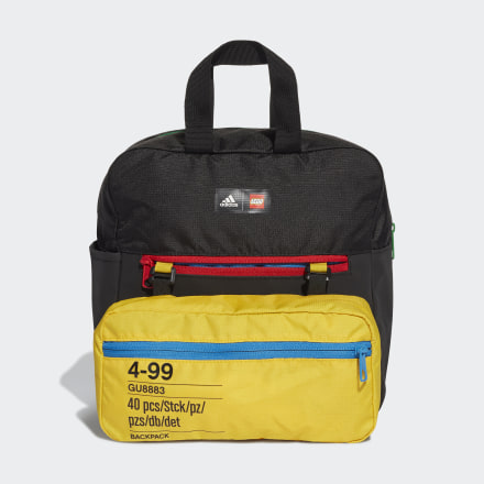 adidas adidas x Classic LEGOÂ® Backpack Black / Eqt Yellow / Green / Red NS - Kids Training Bags