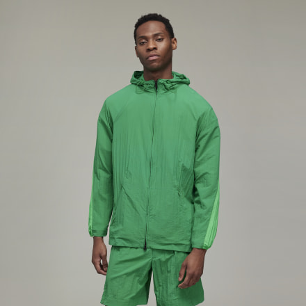 Adidas Y-3 Classic Light Shell Running Windbreaker Green / Semi FlAsh Green M - Men Lifestyle Sweatshirts