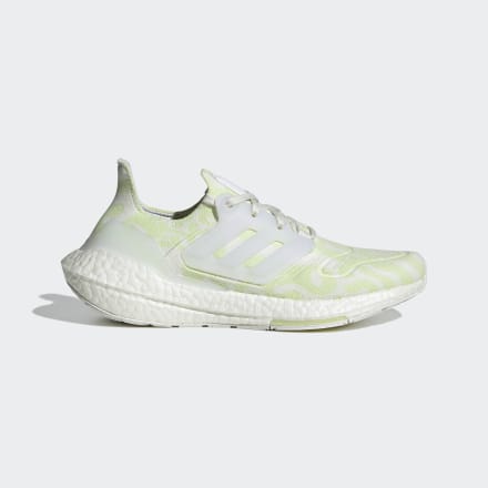 adidas ULTRABOOST 22 SHOES Non Dyed / Non Dyed / Almost Lime 8 - Women Running Trainers