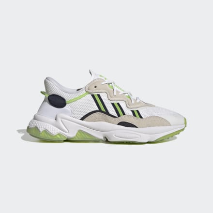 Adidas OZWEEGO Manchester United Shoes White / Ink / Team Semi Solid Green 7 - Men Lifestyle Trainers
