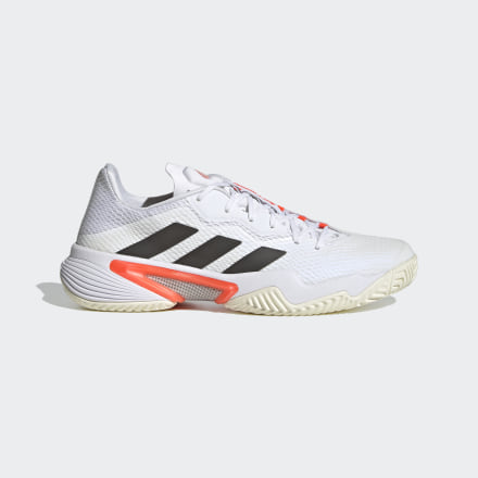 Adidas Barricade Tokyo Tennis Shoes White / Black / Red 8 - Men Tennis Sport Shoes,Trainers