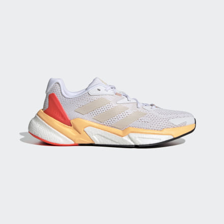 adidas X9000L3 Shoes White / Wonder White / Acid Orange 9.5 - Women Running Sport Shoes,Trainers