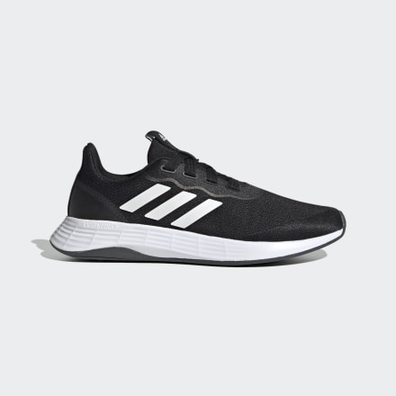 adidas QT Racer Sport Shoes Black / White / Grey 8 - Women Running Sport Shoes,Trainers