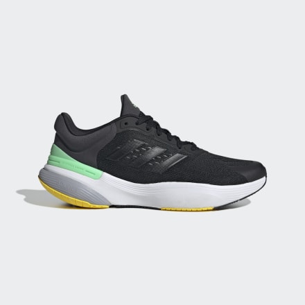 Adidas Response Super 3.0 Shoes Black / Linen Green 7 - Men Running Trainers