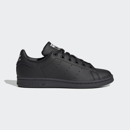 Adidas Stan Smith Shoes Black / White 4 - Kids Lifestyle Trainers