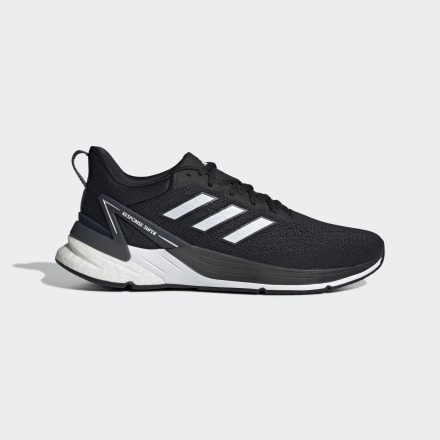 adidas Response Super 2.0 Shoes Black / White / Grey 8 - Men Running Sport Shoes,Trainers