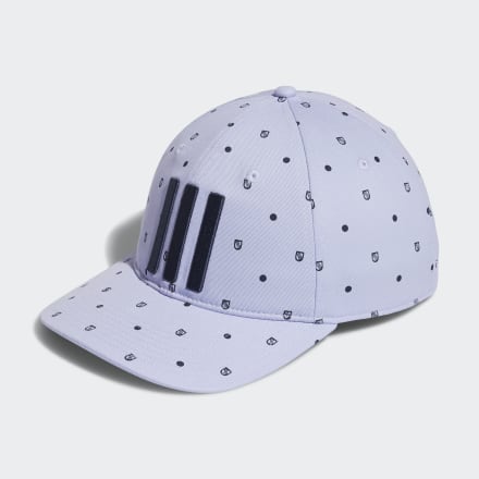 adidas Allover Print Shield Cap Violet Tone OSFM - Men Golf Headwear