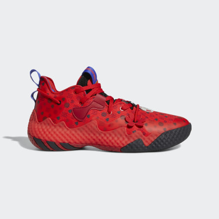 adidas Harden Vol. 6 Shoes Vivid Red / Black / Team Victory Red 8 - Unisex Basketball Trainers