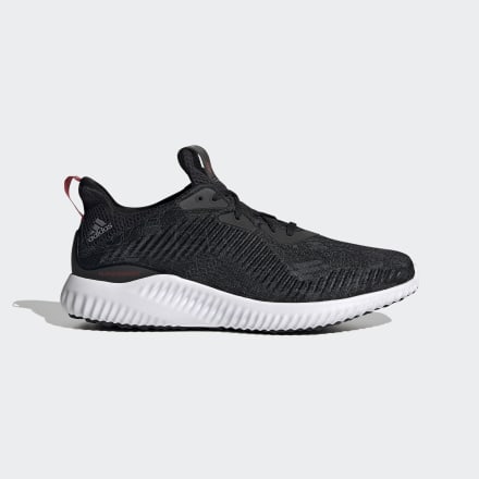 Adidas Alphabounce 1 Shoes Black / Grey / Scarlet 6.5 - Unisex Running Trainers