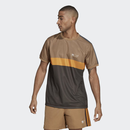 adidas Human Made Graphic Tee Cardboard / Tangerine XL - Men Lifestyle T Shirts,Shirts