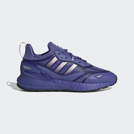 adidas ZX 2K Boost 2.0 Shoes Purple / Pink / Silver Metallic 5.5 - Women Lifestyle Trainers