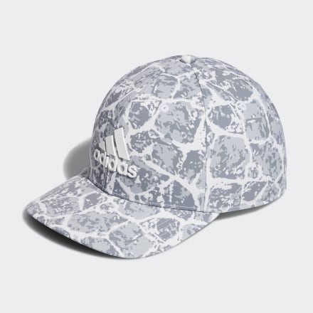 adidas Tour Print PrimeGreen Cap White OSFM - Men Golf Headwear
