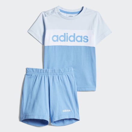 

I CB SET Kids  adidas, Branco