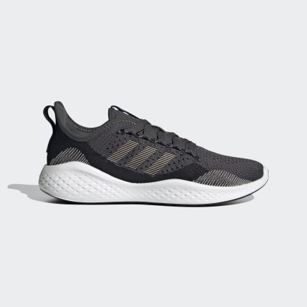 Adidas Fluidflow 2.0 Shoes Black / Champagne Met. / Grey Six 6.5 - Women Running Sport Shoes,Trainers