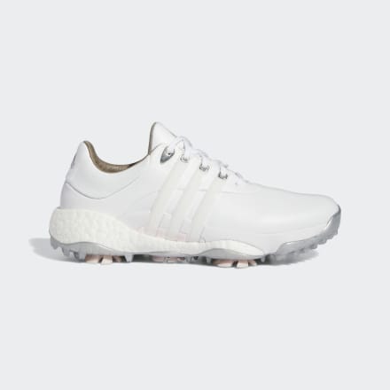 Adidas Women's Tour360 22 Golf Shoes White / Almost Pink 6.5 - Women Golf Trainers