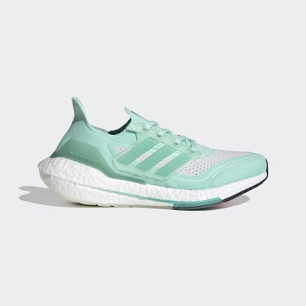 Adidas Ultraboost 21 Shoes Mint / Acid Mint / Crystal White 6 - Women Running Trainers