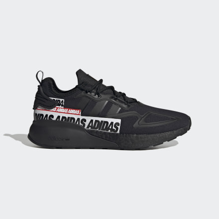 adidas ZX 2K Boost Shoes Black / White 12 - Unisex Lifestyle Trainers