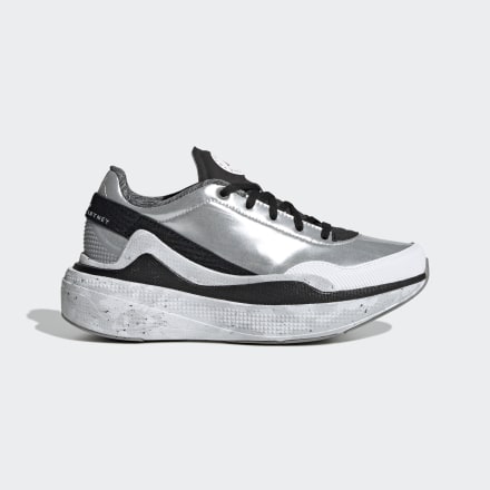 Adidas adidas by Stella McCartney Earthlight Shoes Silver Metallic / Black 6.5 - Women Running Sport Shoes,Trainers