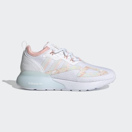 adidas ZX 2K Shoes White / Coral 13K - Kids Lifestyle Trainers