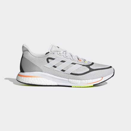 adidas Supernova+ Shoes DAsh Grey / White / Screaming Orange 12 - Men Running Trainers