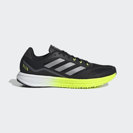 adidas SL20 Shoes Black / Solar Yellow 13 - Men Running Trainers