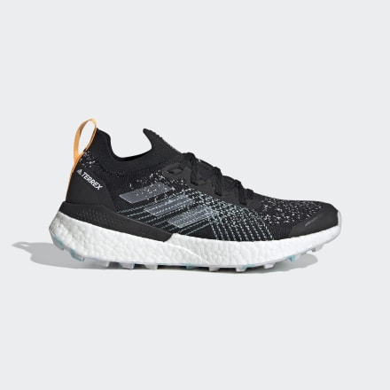 adidas Terrex Two Ultra Parley Trail Running Shoes Black / DAsh Grey / Blue 6.5 - Women Outdoor Trainers