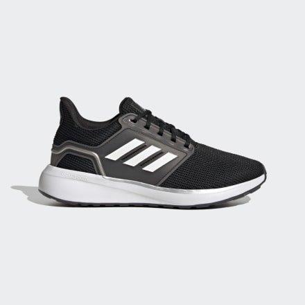 Adidas EQ19 Run Shoes Black / White / Silver Metallic 5 - Women Running Trainers