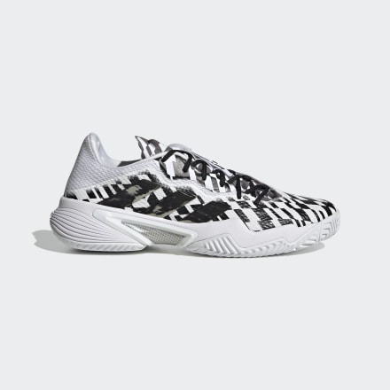 adidas Barricade Hardcourt Tennis Shoes White / Black / White 9 - Men Tennis Sport Shoes,Trainers