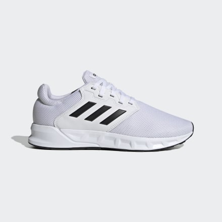 adidas Showtheway Shoes White / Black / White 8.5 - Men Running,Lifestyle Sport Shoes,Trainers