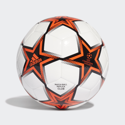 adidas UCL Club Pyrostorm Ball White / Black / Solar Red 5 - Unisex Football Balls