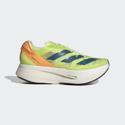Adidas Adizero Prime X Shoes Pulse Lime / Teal / Flash Orange 7 - Unisex Running Trainers