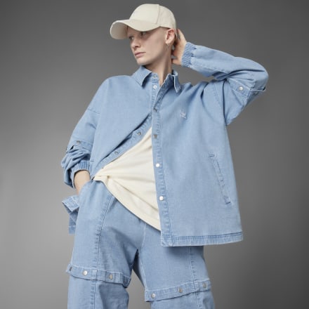Adidas Always Original Denim Track Jacket Washed Out Blue Dnm 10 - Women Lifestyle Track Tops,Tracksuits
