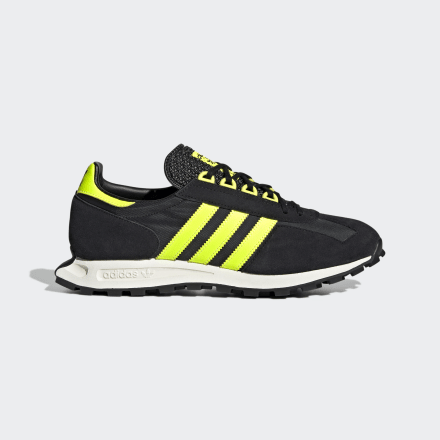 Adidas Racing 1 Shoes Black / Solar Yellow / Bright Yellow 11 - Men Lifestyle Trainers