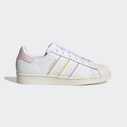 Adidas Superstar Shoes White / Core White / Bliss Lilac 6 - Women Lifestyle Trainers