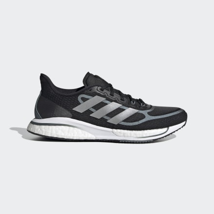 adidas Supernova+ Shoes Black / Silver Metallic / Blue Oxide 6 - Women Running Sport Shoes,Trainers