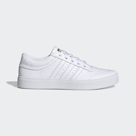 Adidas Bryony Shoes White / Gold Metallic 7.5 - Women Lifestyle Trainers