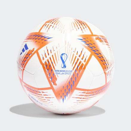 Adidas Al Rihla Club Ball White / Red / Pantone 5 - Unisex Football Balls