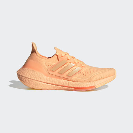 adidas Ultraboost 21 Shoes Acid Orange / Acid Orange / Screaming Orange 8 - Women Running Trainers
