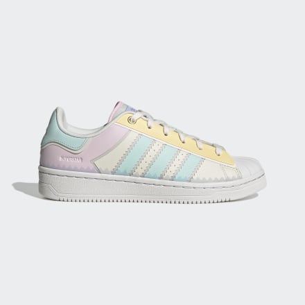 adidas Superstar OT Tech Shoes White / Halo Mint / Pink 5 - Women Lifestyle Trainers