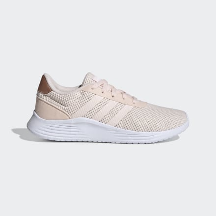 Adidas Lite Racer 2.0 Shoes Pink Tint / White / Copper Metallic 10 - Women Running,Lifestyle Sport Shoes,Trainers