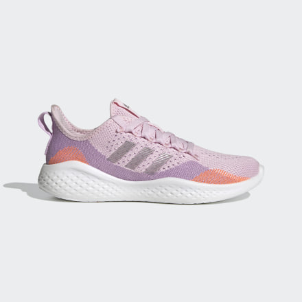 adidas Fluidflow 2.0 Shoes Lilac / Silver Metallic / Pink 8 - Women Running Trainers