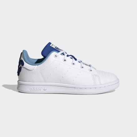 adidas Stan Smith PrimeBlue Shoes White / Royal Blue 1 - Kids Lifestyle Trainers