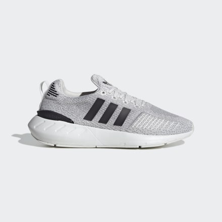 Adidas Swift Run 22 Shoes Crystal White / Black / Grey 5 - Women Lifestyle Trainers