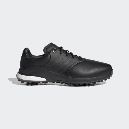adidas Performance Classic Recycled Polyester Golf Shoes Black / Gold Metallic 11.5 - Men Golf Trainers