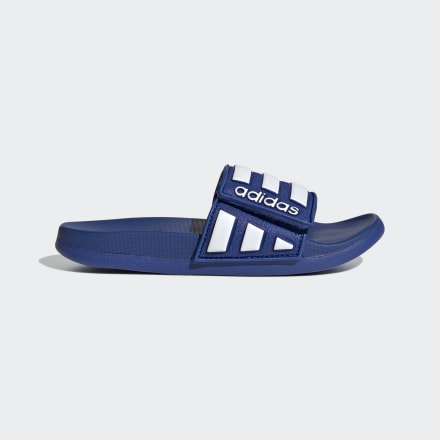 adidas Adilette Comfort Adjustable Slides Royal Blue / White / Royal Blue 1 - Kids Swimming Sandals & Thongs,Sport Shoes