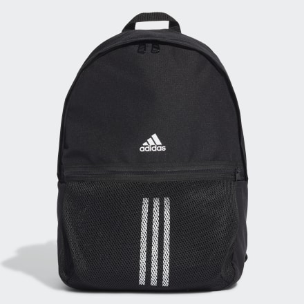 Adidas Classic 3-Stripes Backpack Black / White NS - Unisex Lifestyle Bags
