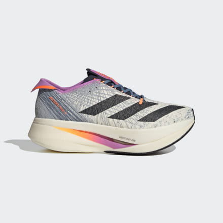 Adidas ADIZERO PRIME X STRUNG Off White / Ink / Pulse Lilac 7.5 - Unisex Running Trainers