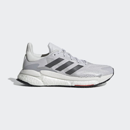 adidas SolarBoost 3 Shoes DAsh Grey / Grey Five / Solar Red 8 - Women Running Sport Shoes,Trainers
